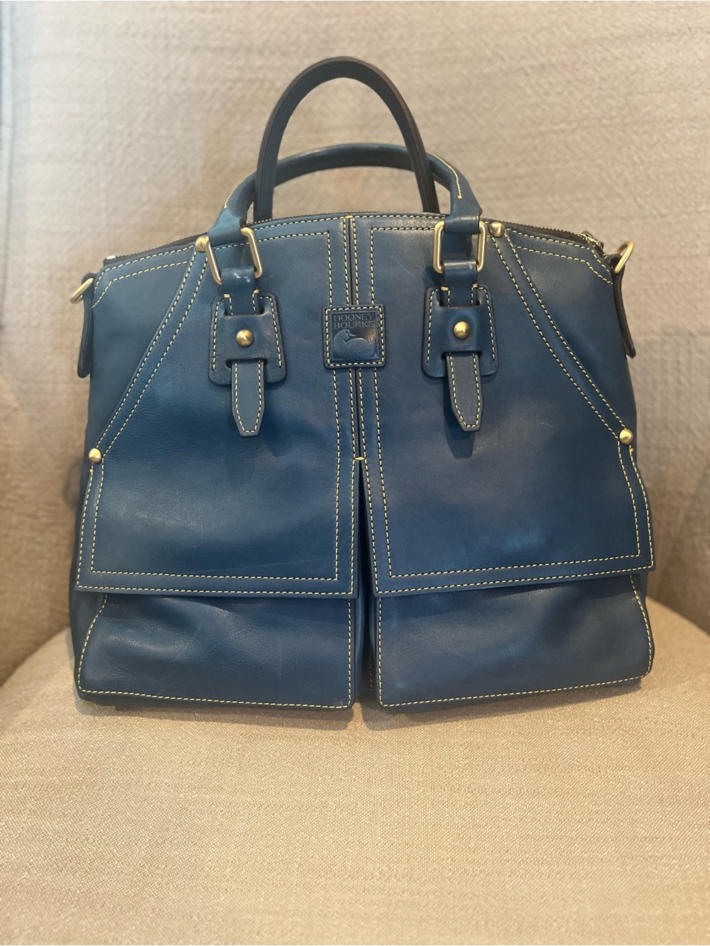 Dooney & Bourke Florentine Clayton Satchel - Ocean